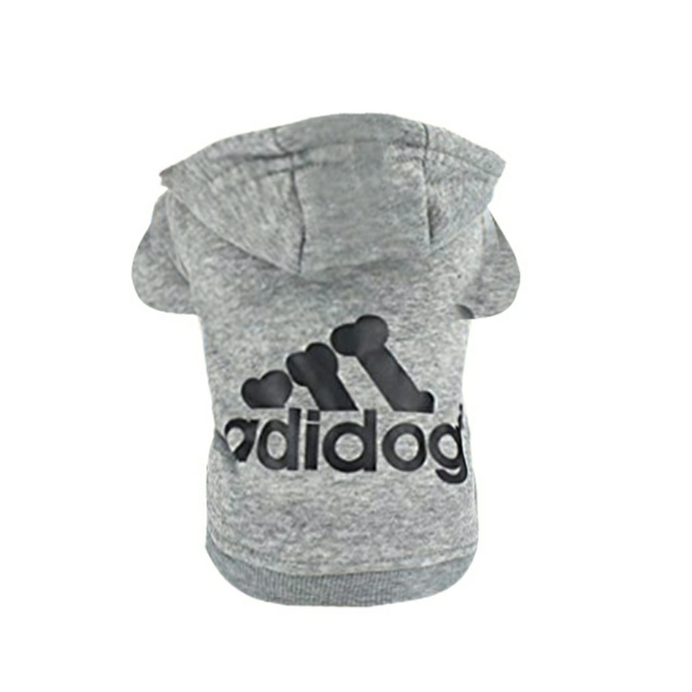 Grey striped Adidog hoodie with reflective shoes